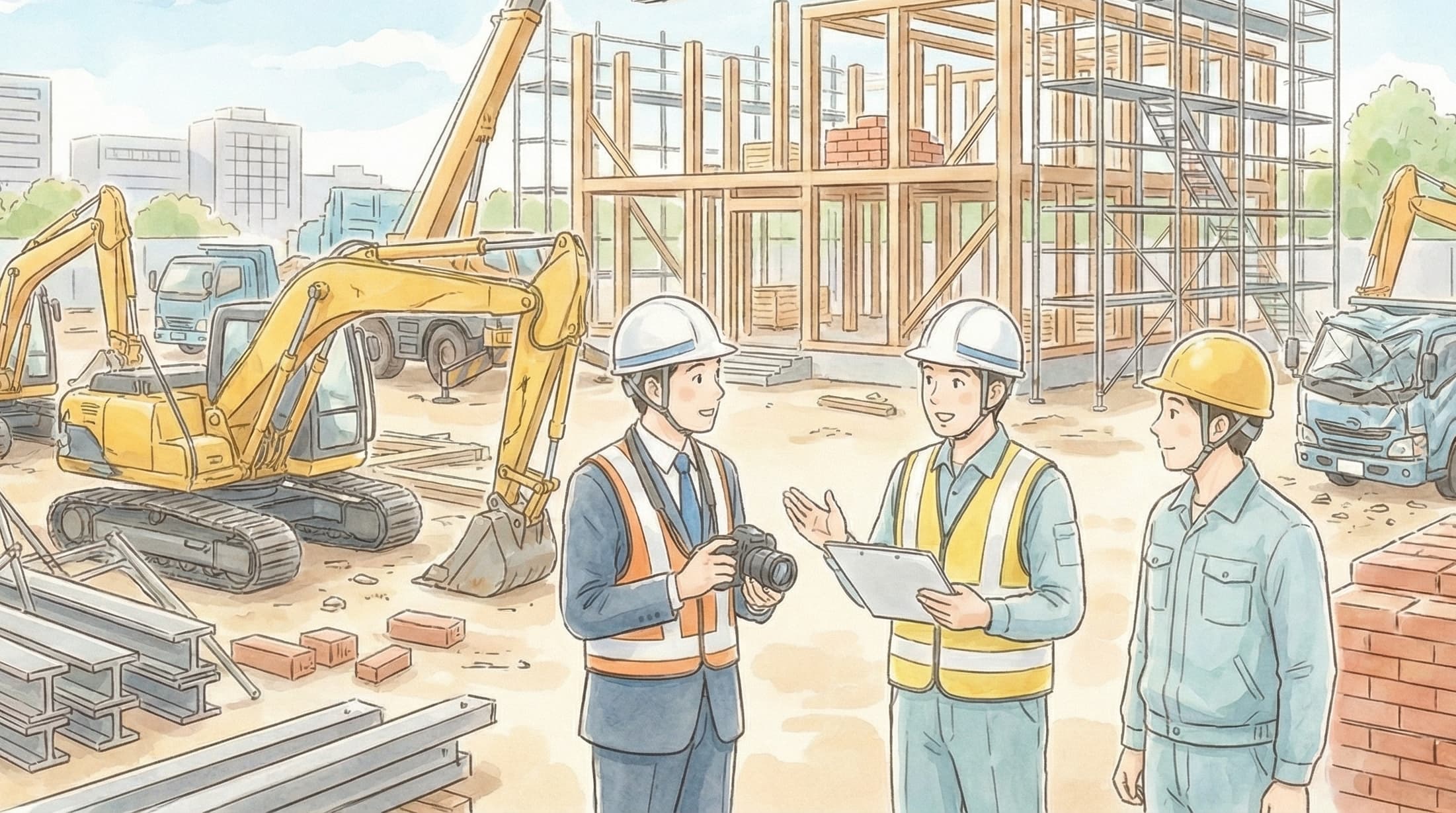 建設現場の作業員