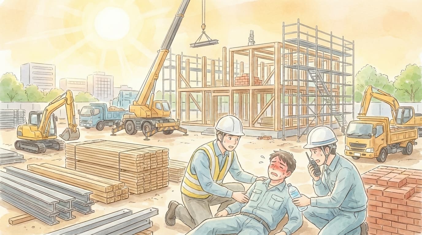 熱中症による作業員死亡