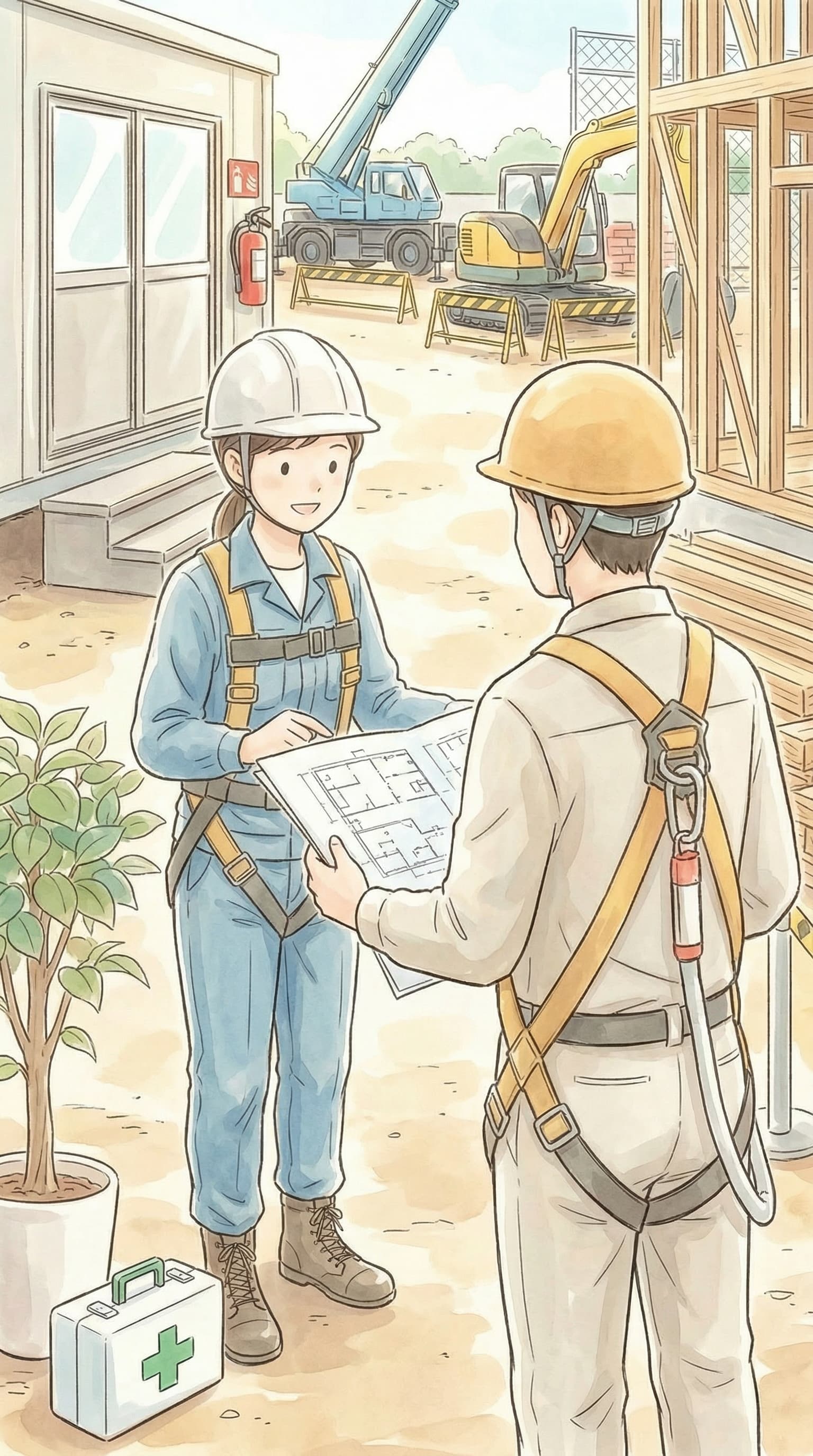 建設現場の作業員