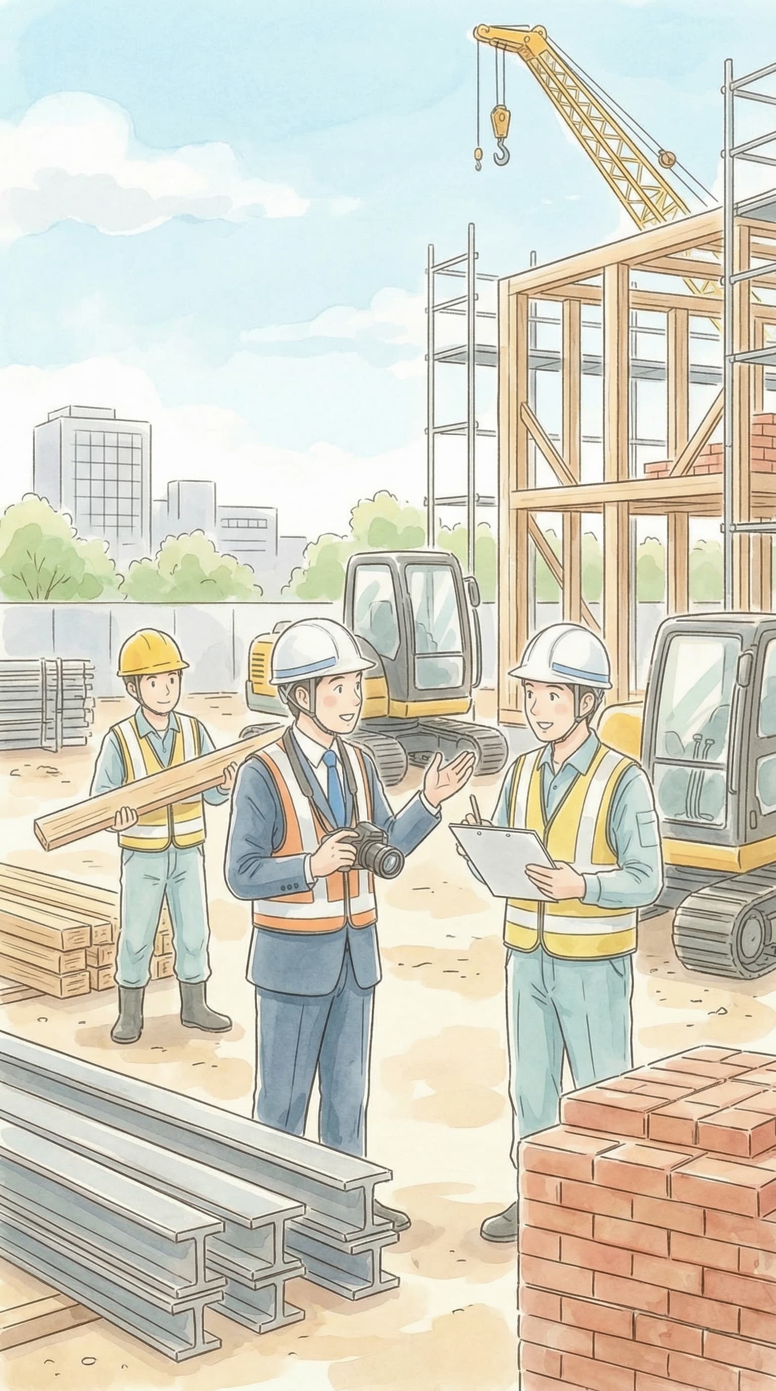 建設現場の作業員