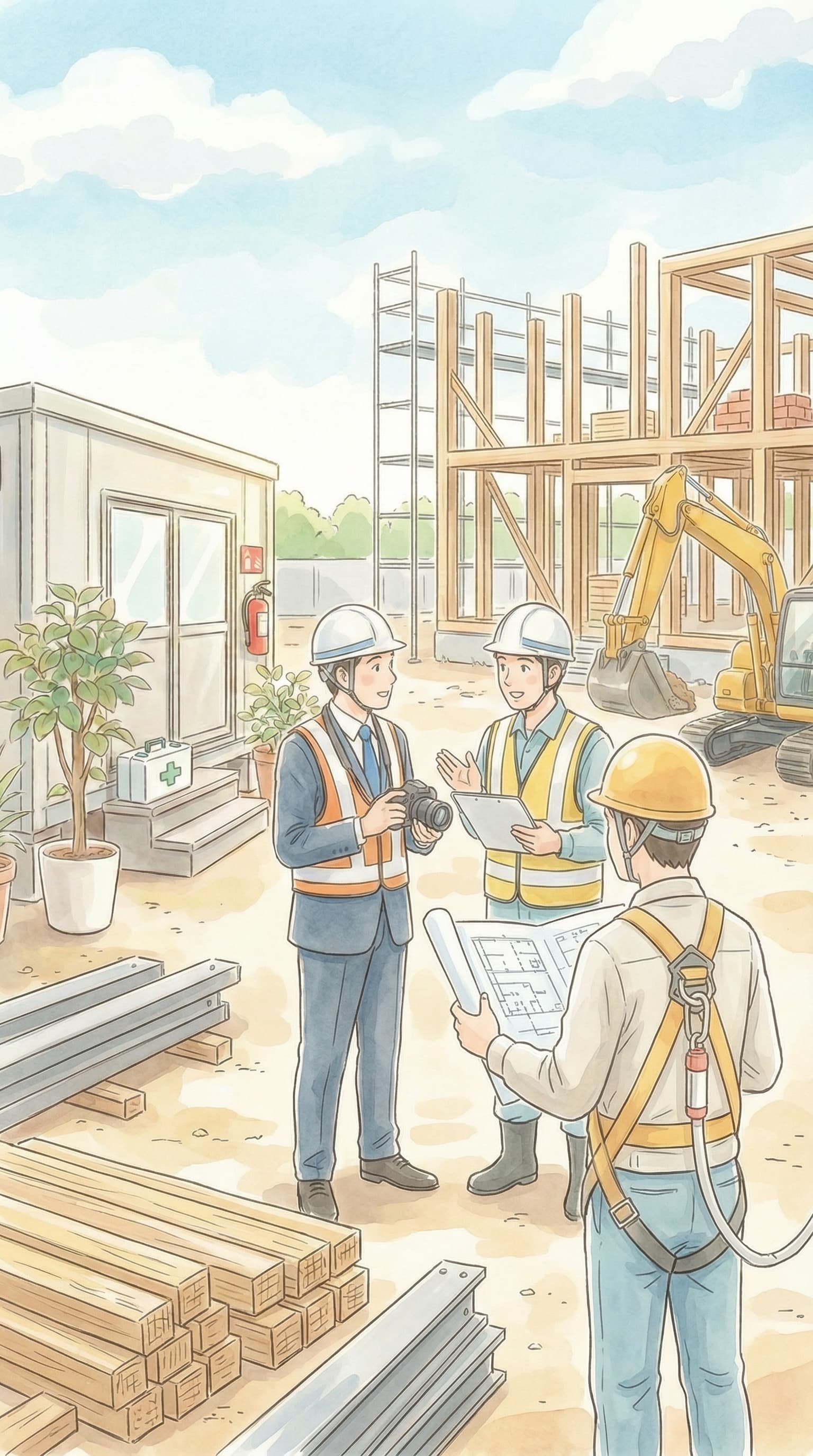 建設現場の作業員