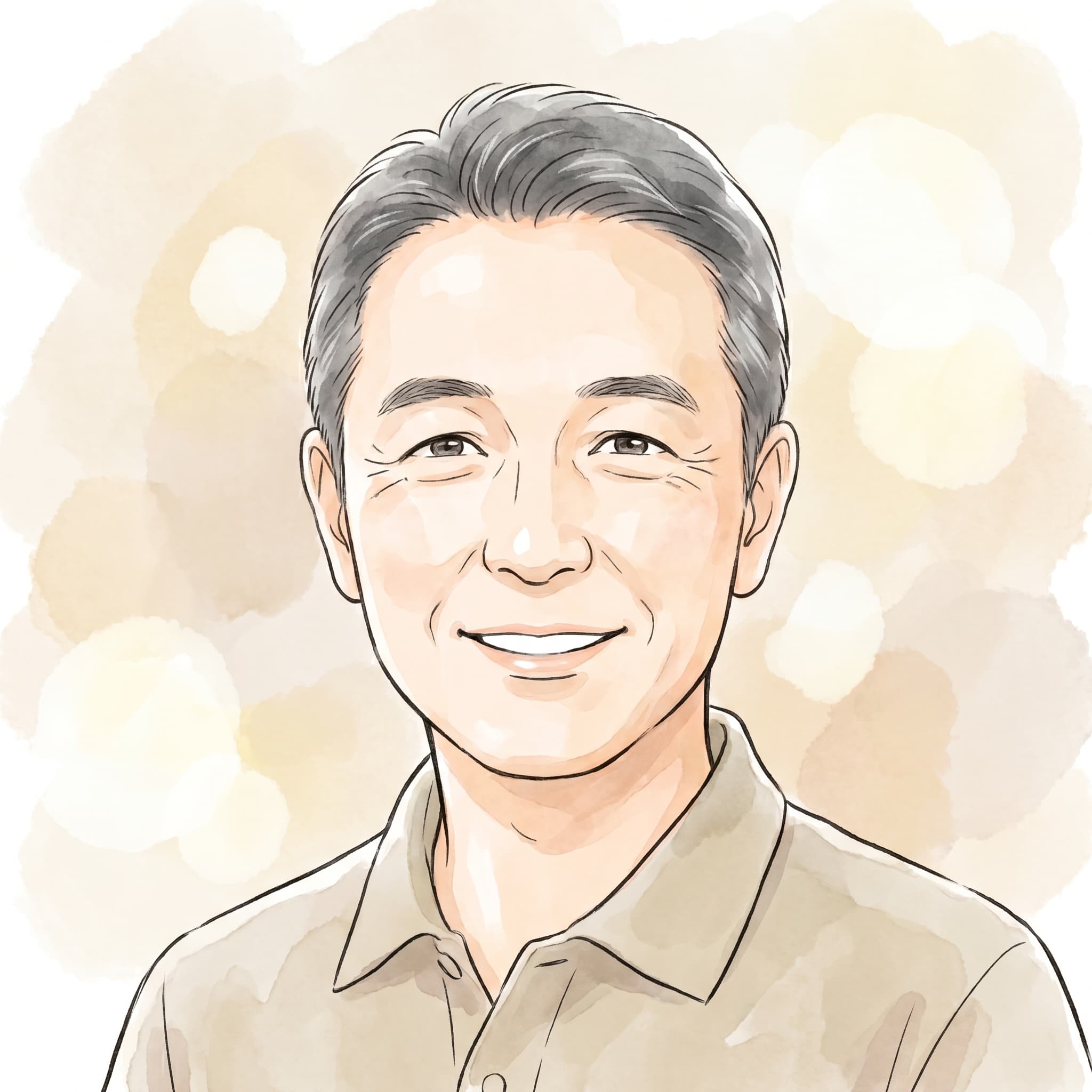 自営業の男性のイラスト