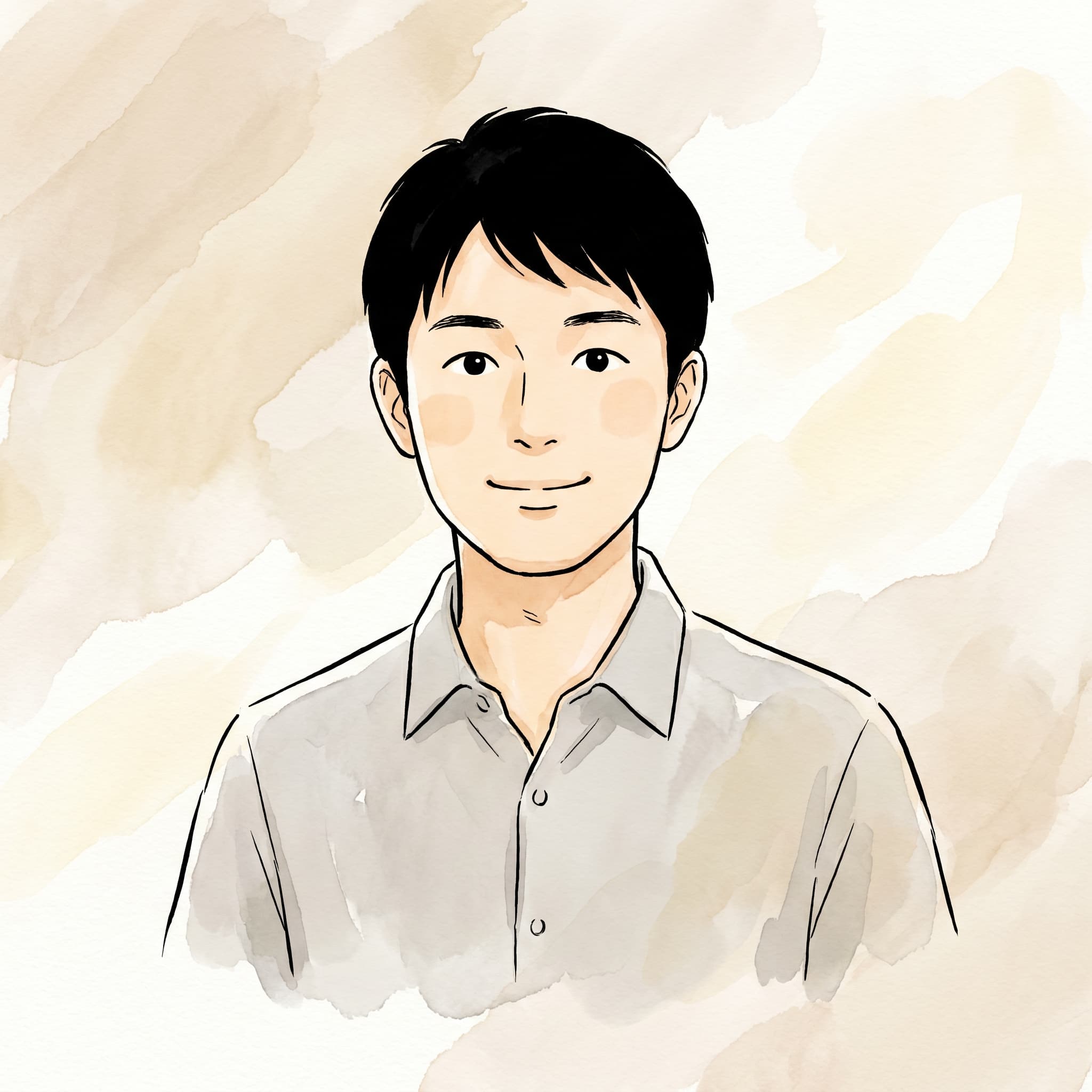 若い男性経営者のイラスト