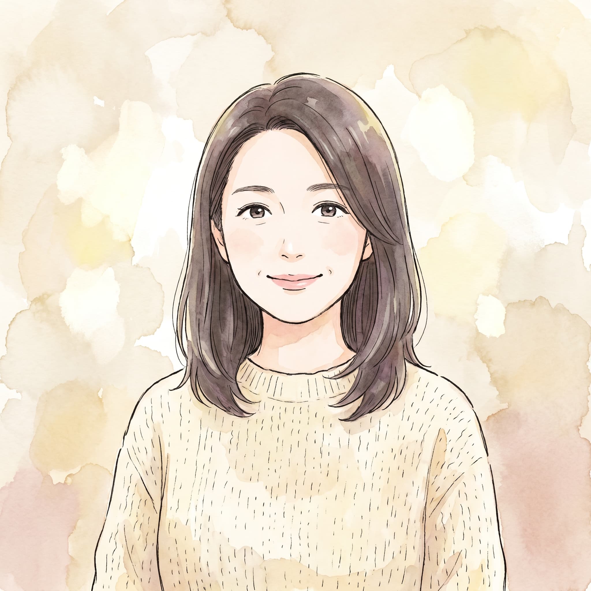 女性のお客様のイラスト